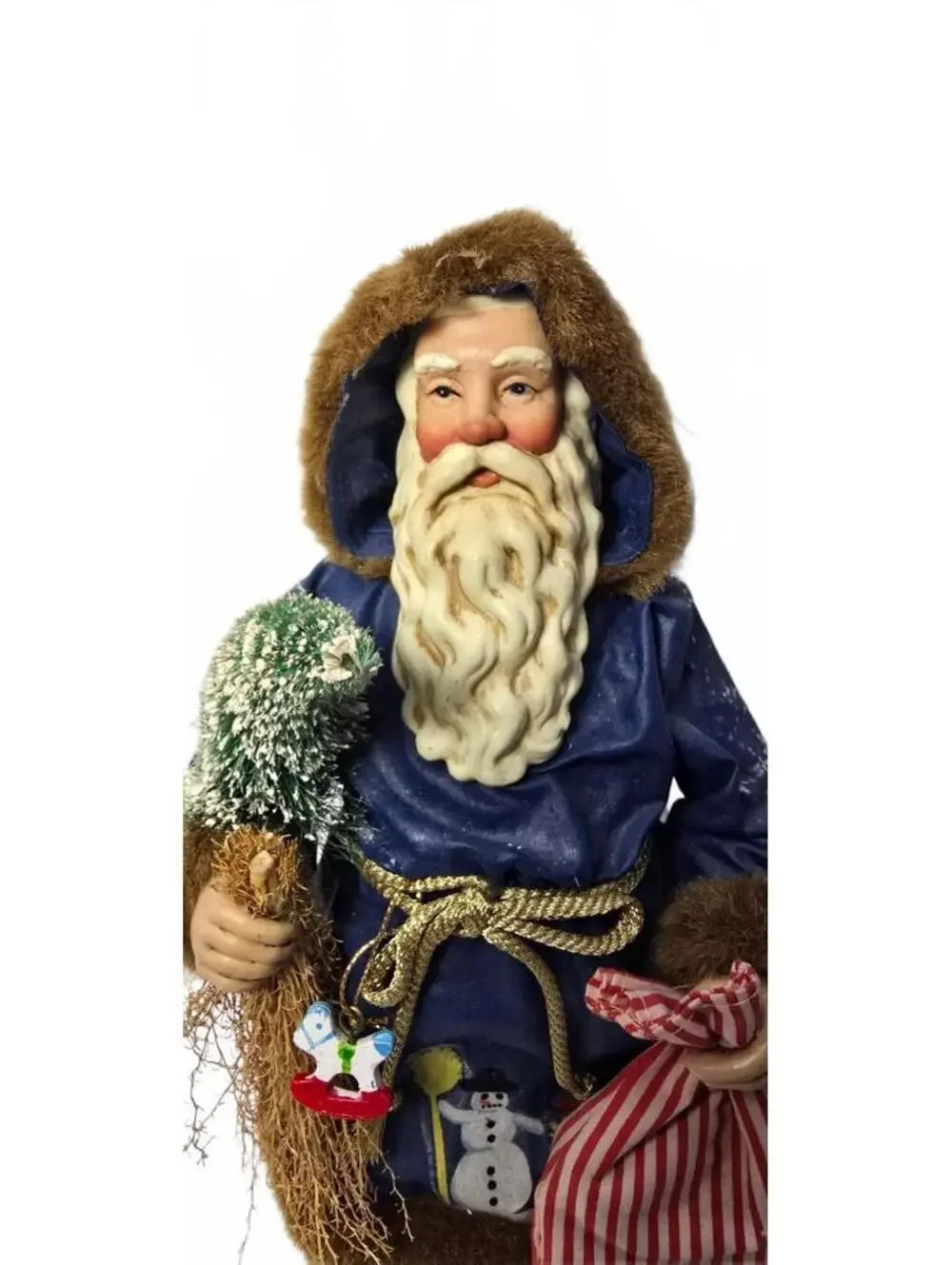 1996 Possible Dreams Ltd Clothique Santa Claus Figurine in Blue Coat